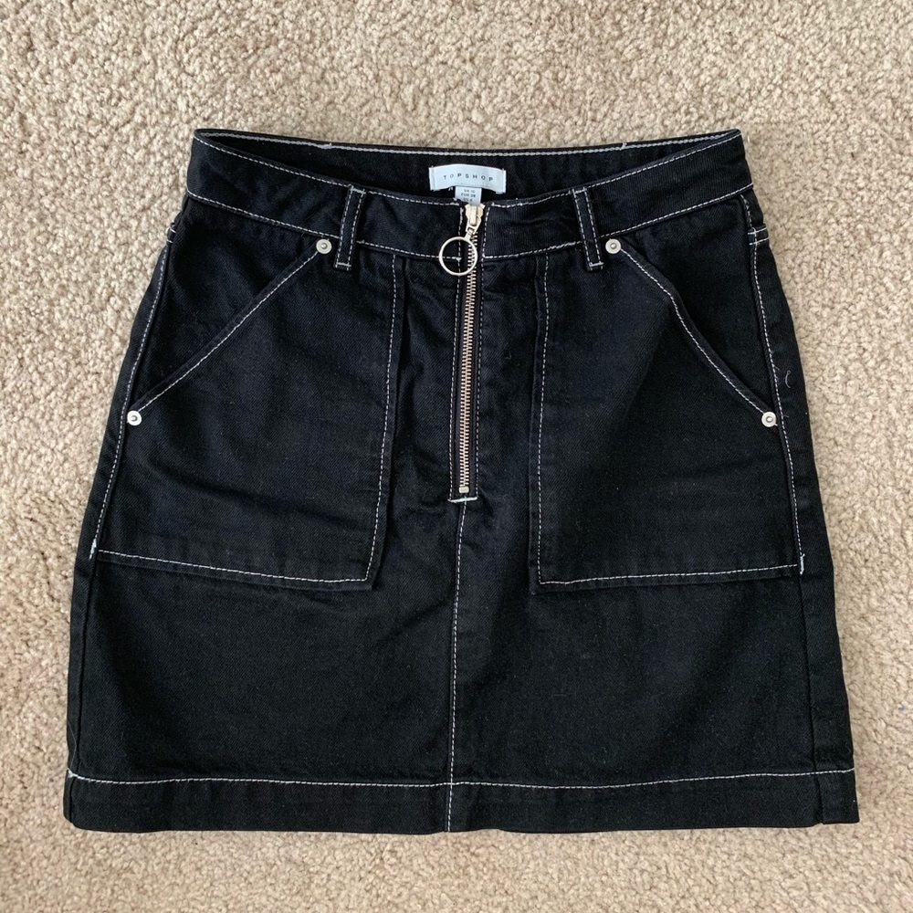 Topshop Black Skirt